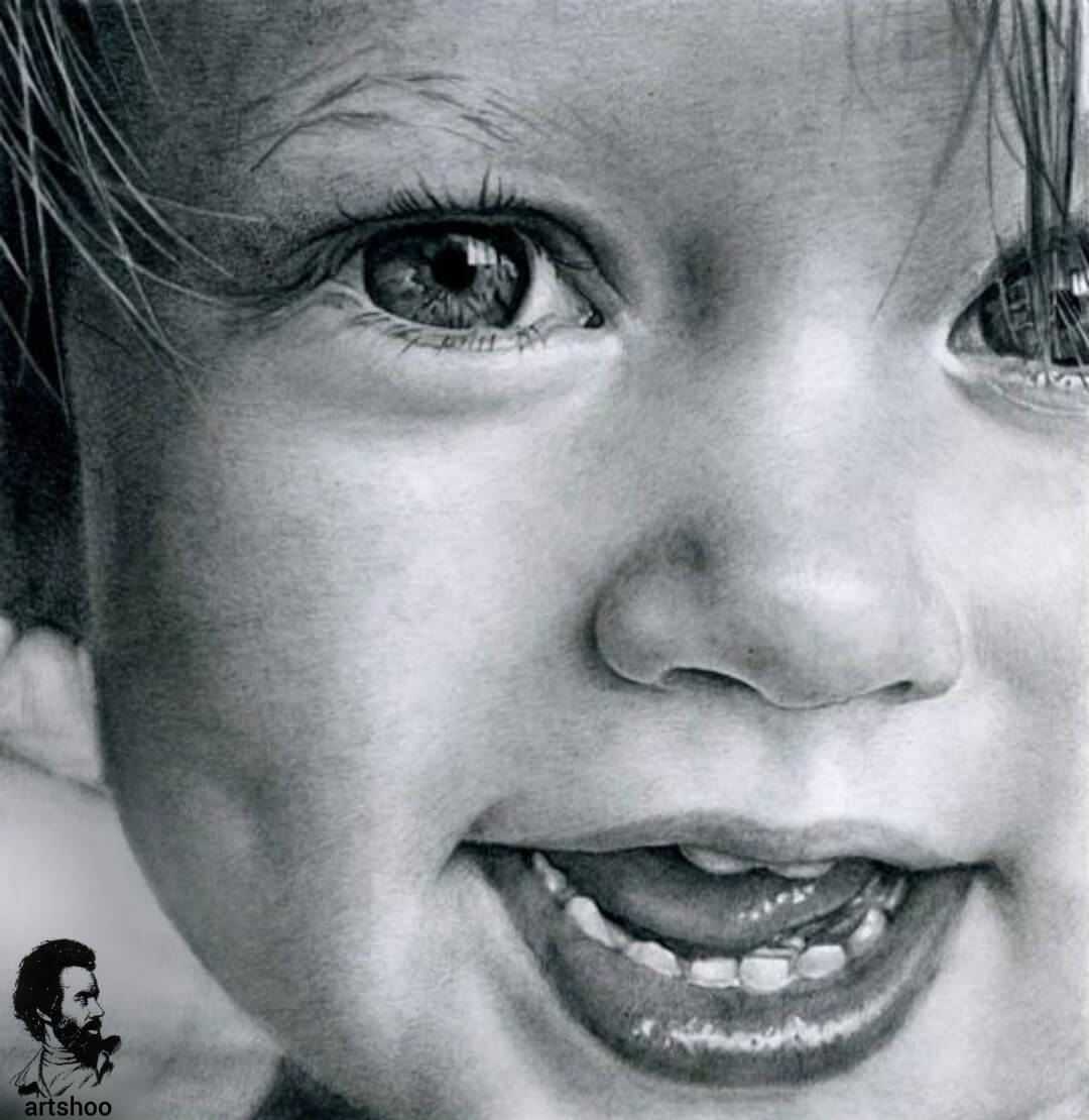 آموزش نقاشی سیاه قلم